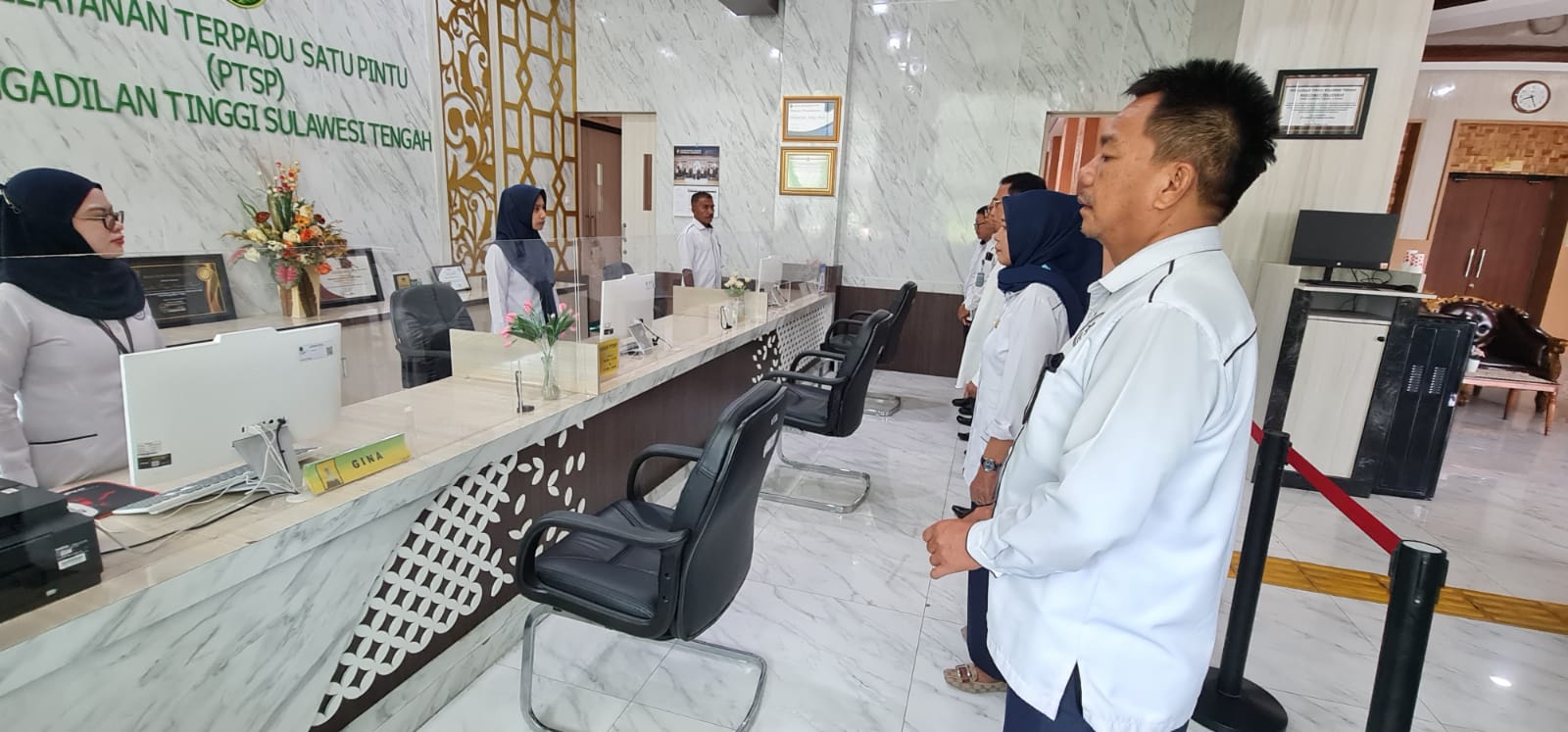 Briefing Petugas PTSP PT Sulteng 16 Maret 2026...