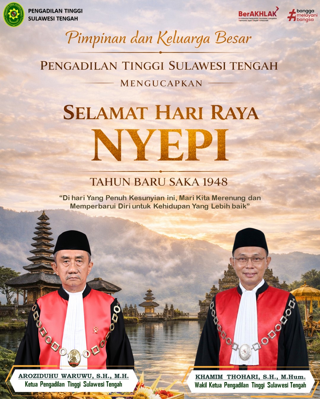 SELAMAT HARI RAYA NYEPI...