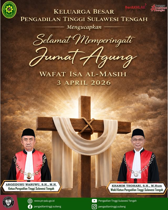 SELAMAT JUMAT AGUNG 3 APRIL 2026...