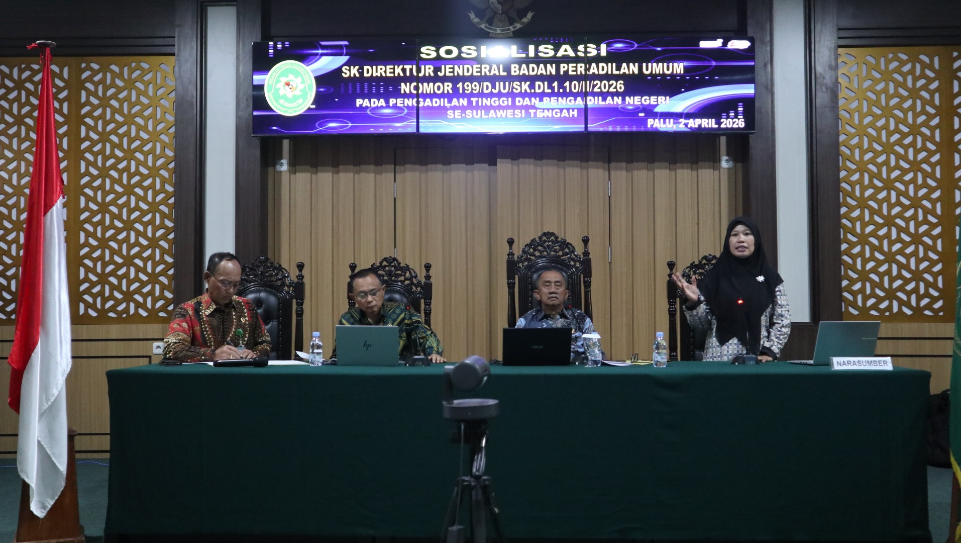 Sosialisasi SK Dirjen Badilum No. 199/DJU/SK.DL1.10/II/2026 dan Pelatihan Pelayanan Ramah Disabilitas...