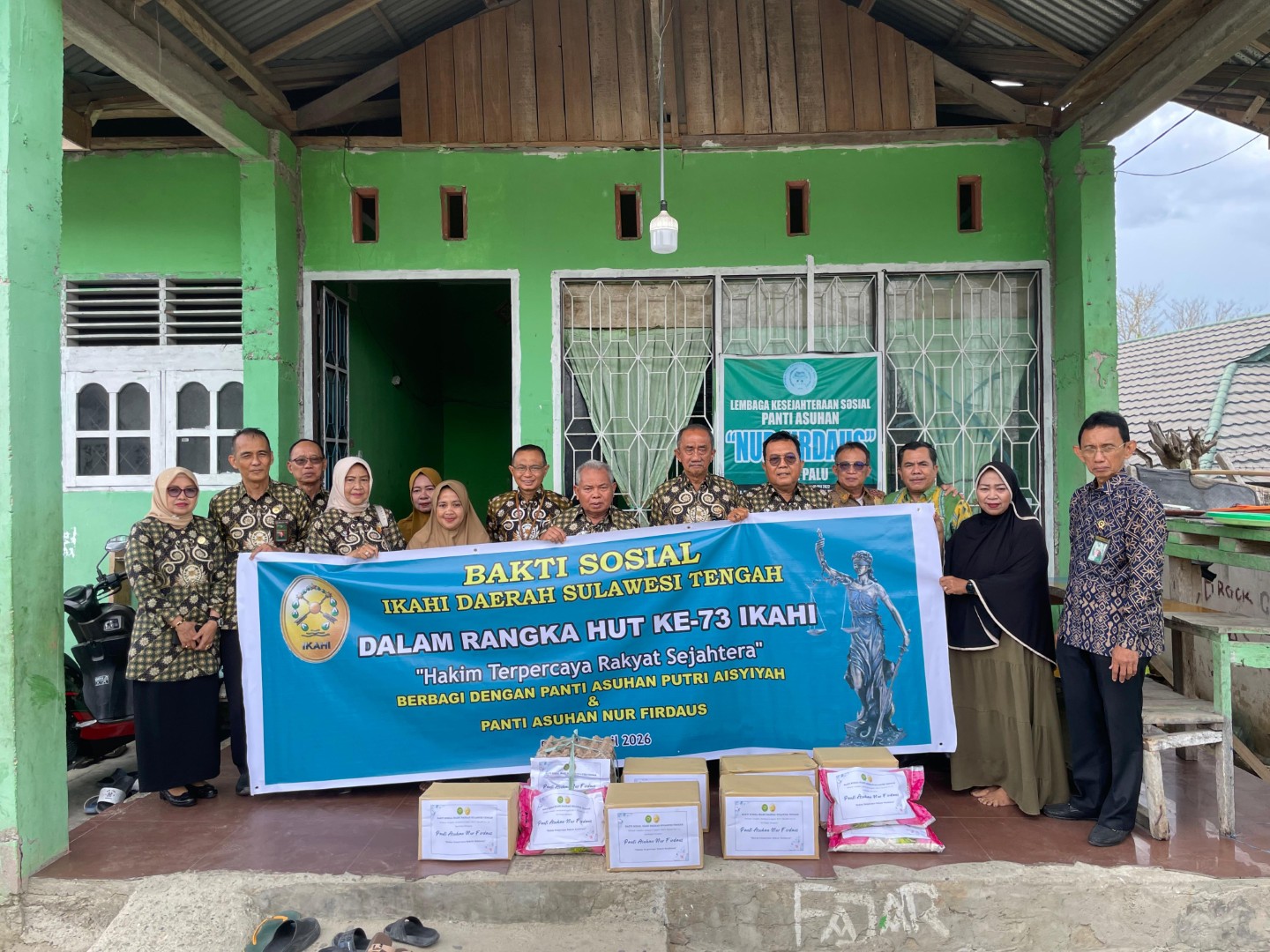 Bakti Sosial IKAHI Daerah Sulawesi Tengah Dalam Rangka Memperingati Hari Ulang Tahun Ke-73 IKAHI...