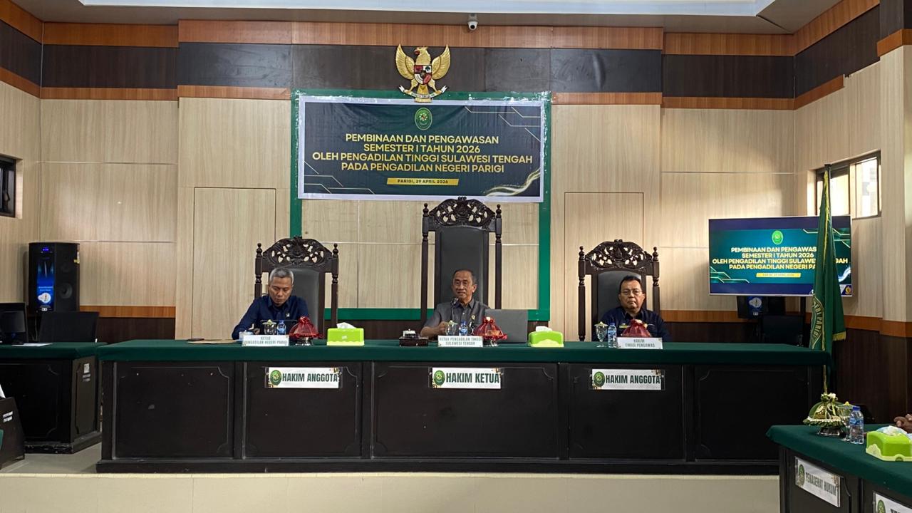Pembinaan, Pengawasan, dan Asesmen AMPUH Pada Pengadilan Negeri Parigi...
